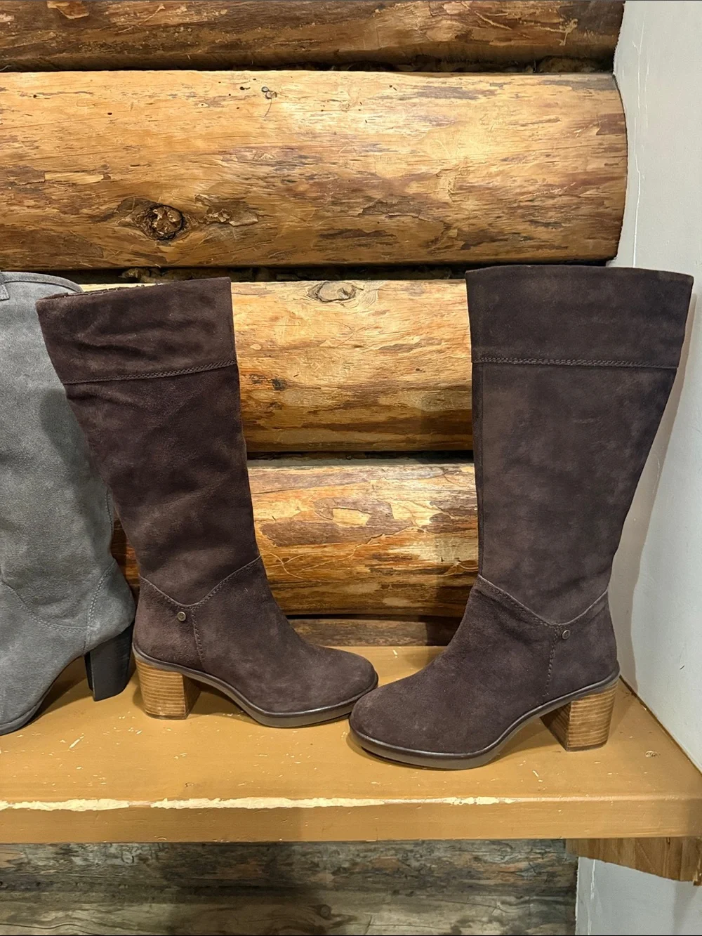 😍3! Women’s Suede Knee-High Boots - Gray, Navy, Brown 2UGGs and Hushpuppies